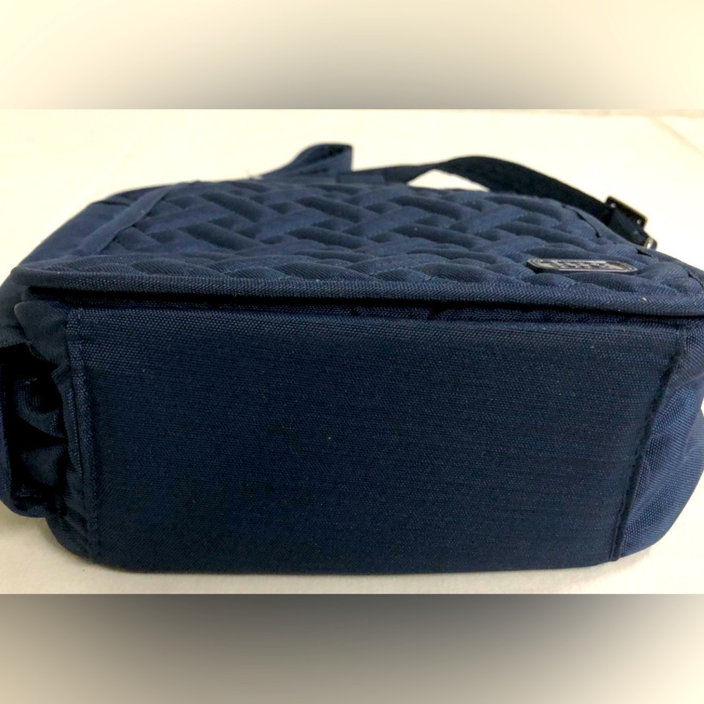 NEW Lug Flapper SE Convertible Crossbody Bag - Navy Blue Casual - Picture 7 of 9
